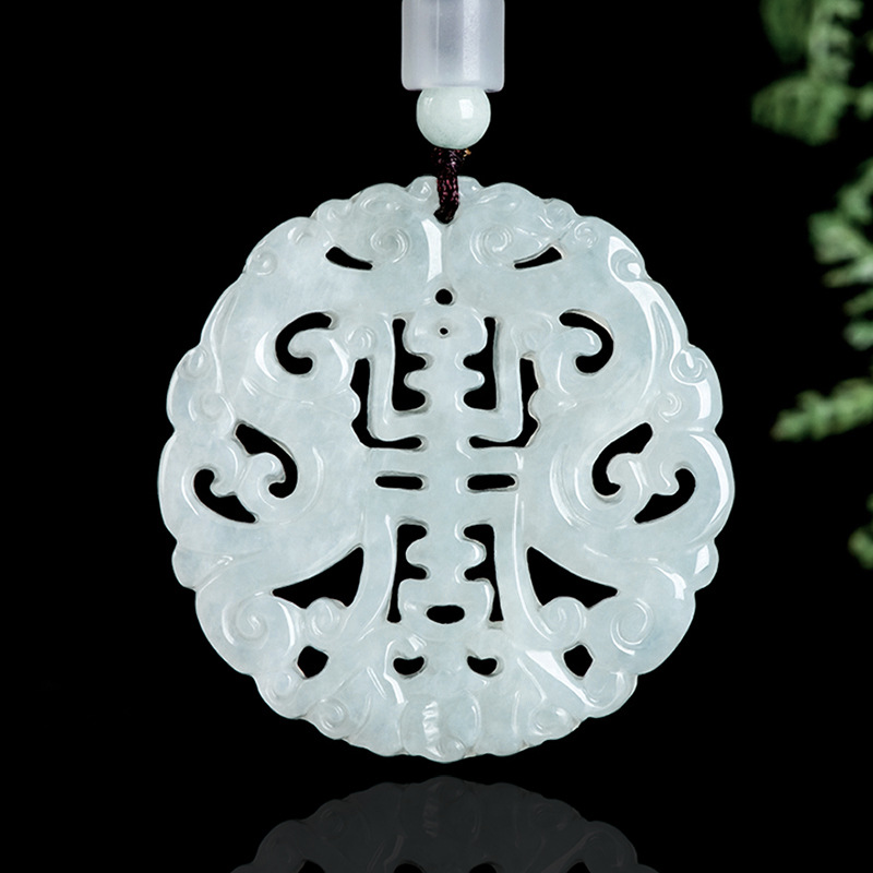 Women'S Accessories Jewelry - Collier pendentif dragon en jadéite birmane,