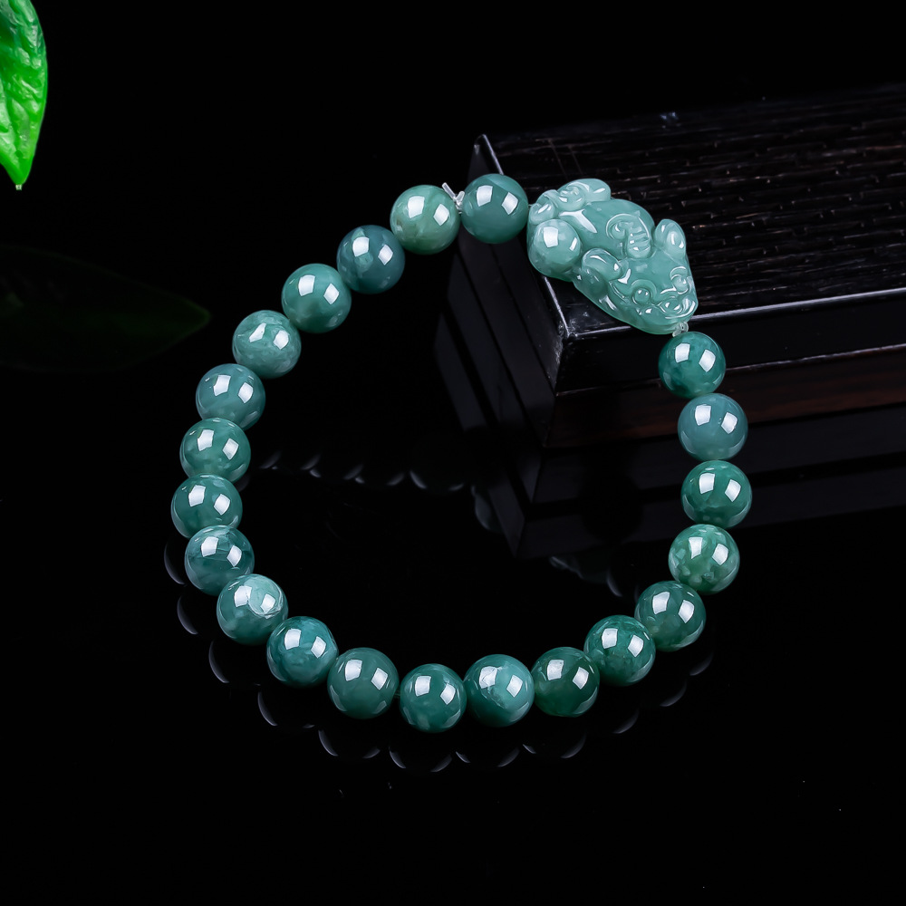 Women'S Accessories Jewelry - Bracelet Pixiu en jadéite birmane naturelle,