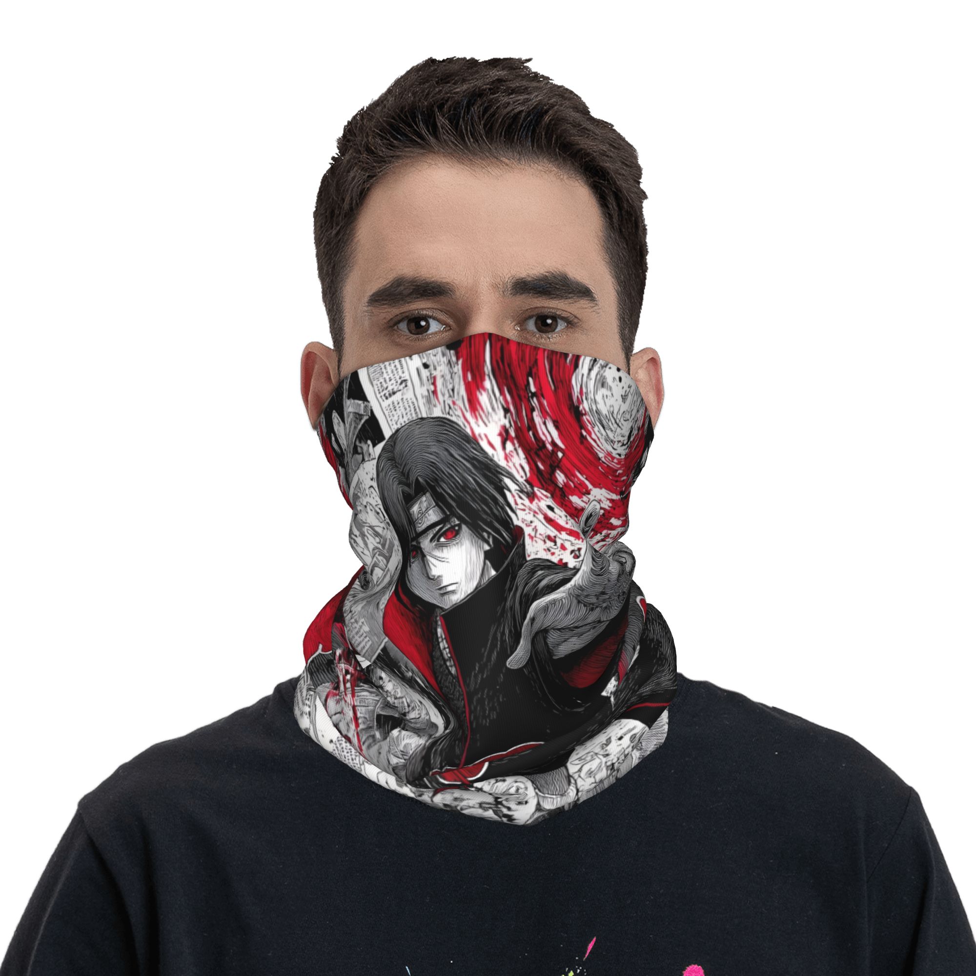 Women'S Eagles Accessories - Cache-cou bandana anime personnalisé U-Uchihaes Itachi
