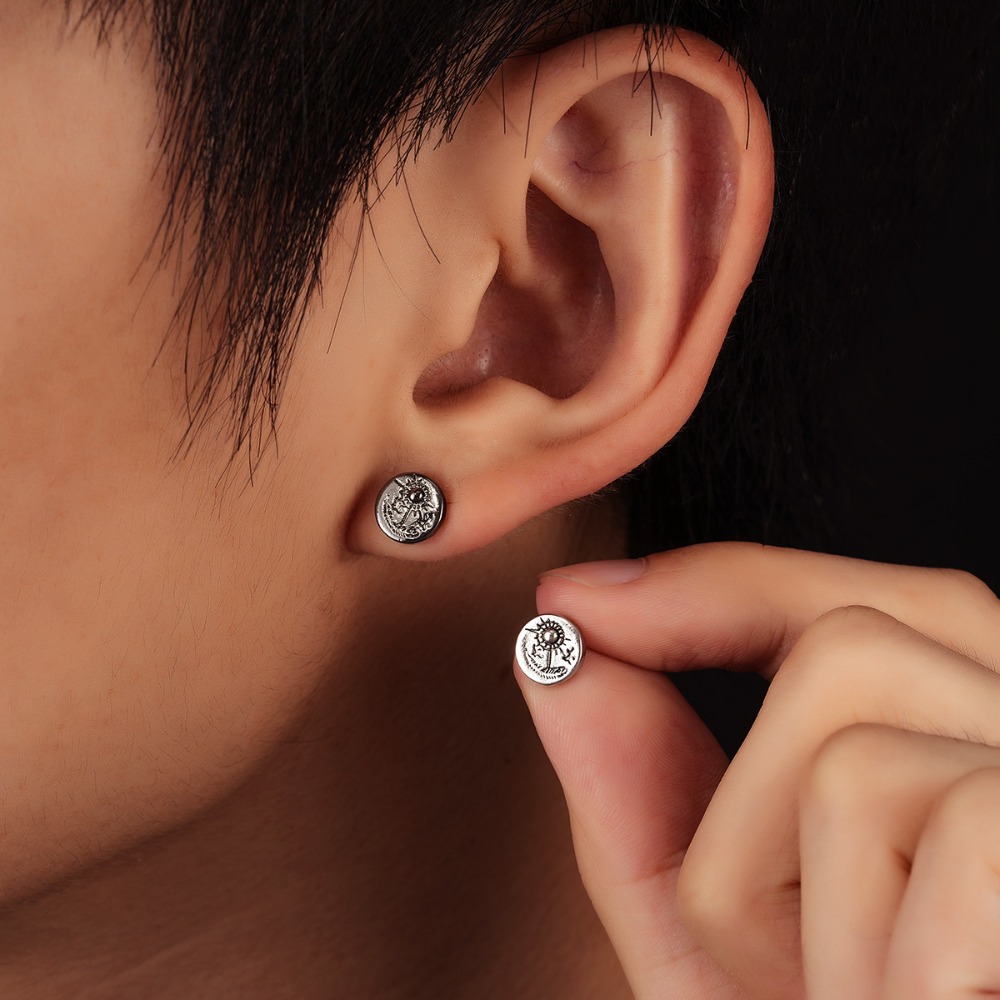 Women'S Eagles Accessories - 1 paire de boucles d'oreilles clous