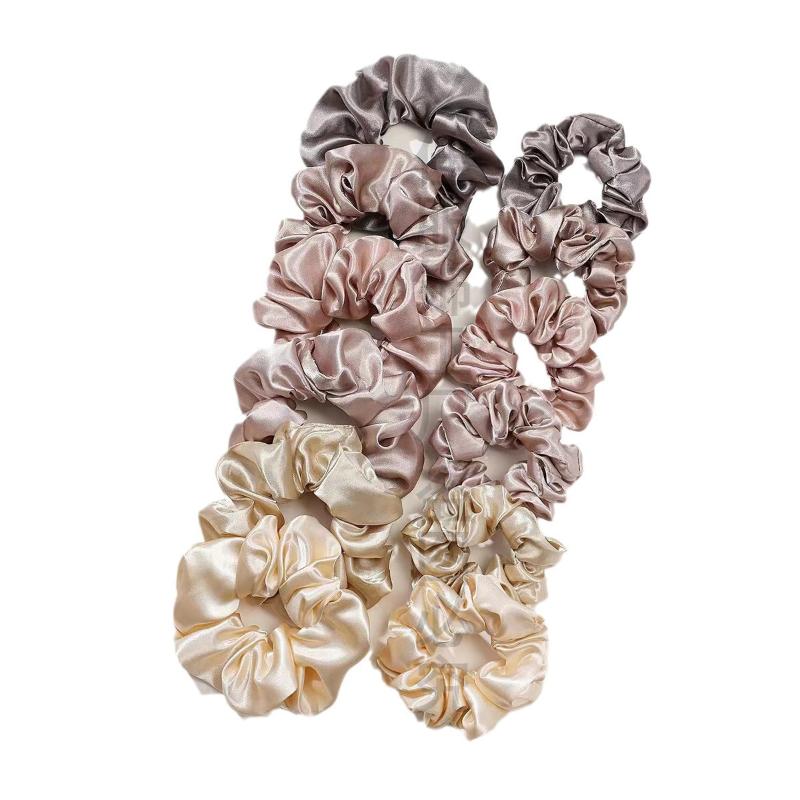 Scrunchie Satin Set - Lot de 12 chouchous en satin