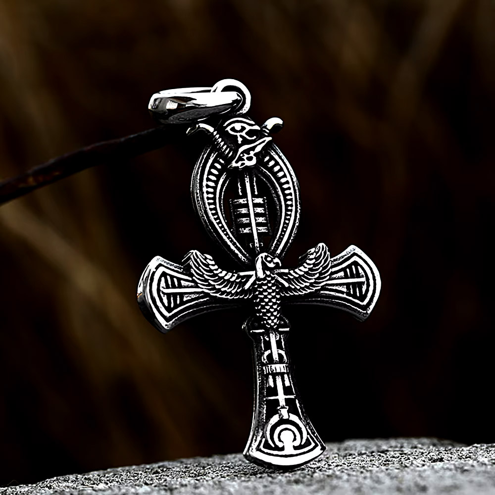 Women'S Eagles Accessories - Collier Pendentif Rétro Aigle Ankh Croix