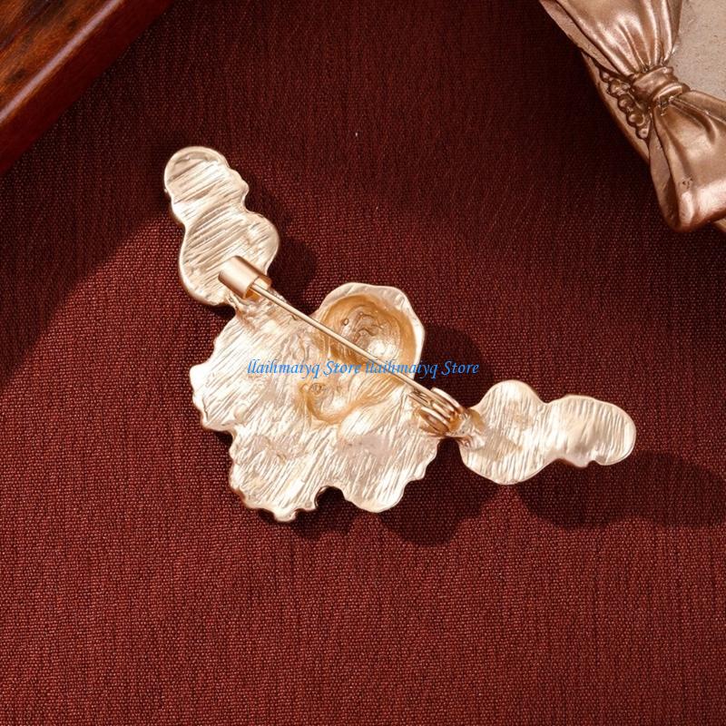 Brooch Pin Gold - Épinglette d'ange décorative 573B, ton or