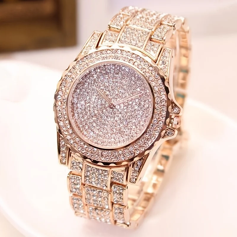 Women Accessories Display - Mode cristal plein acier femmes montres