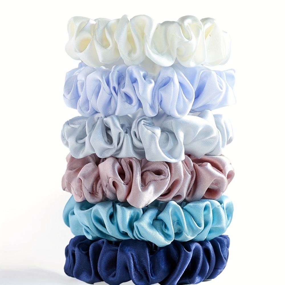 Lot de 6 chouchous en satin do - Scrunchie Satin Set avis et prix
