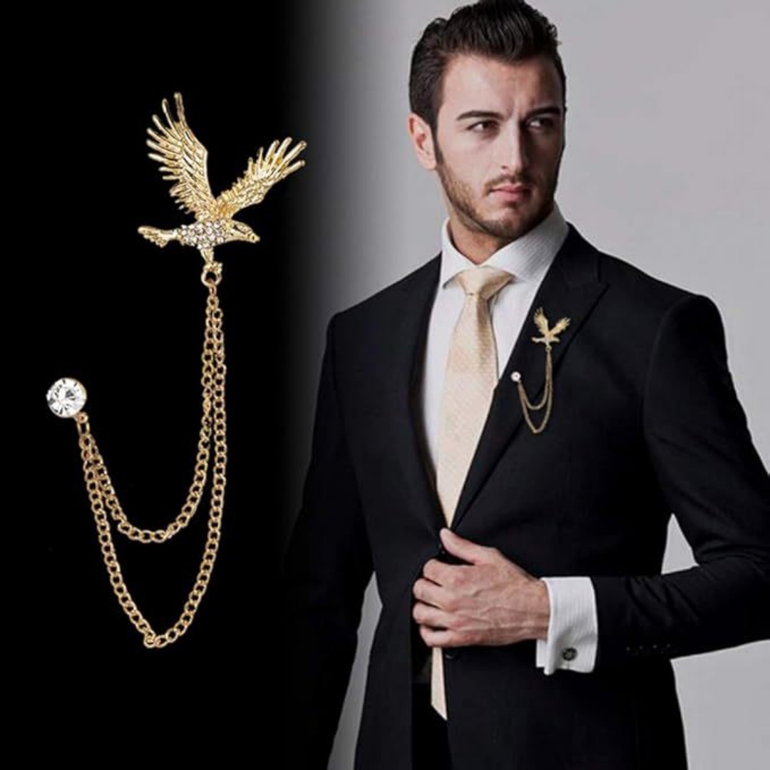 Broche vintage en alliage moti - Women'S Eagles Accessories avis et prix