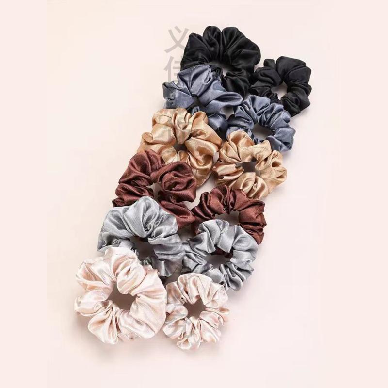 Lot de 12 chouchous en satin d - Scrunchie Satin Set avis et prix