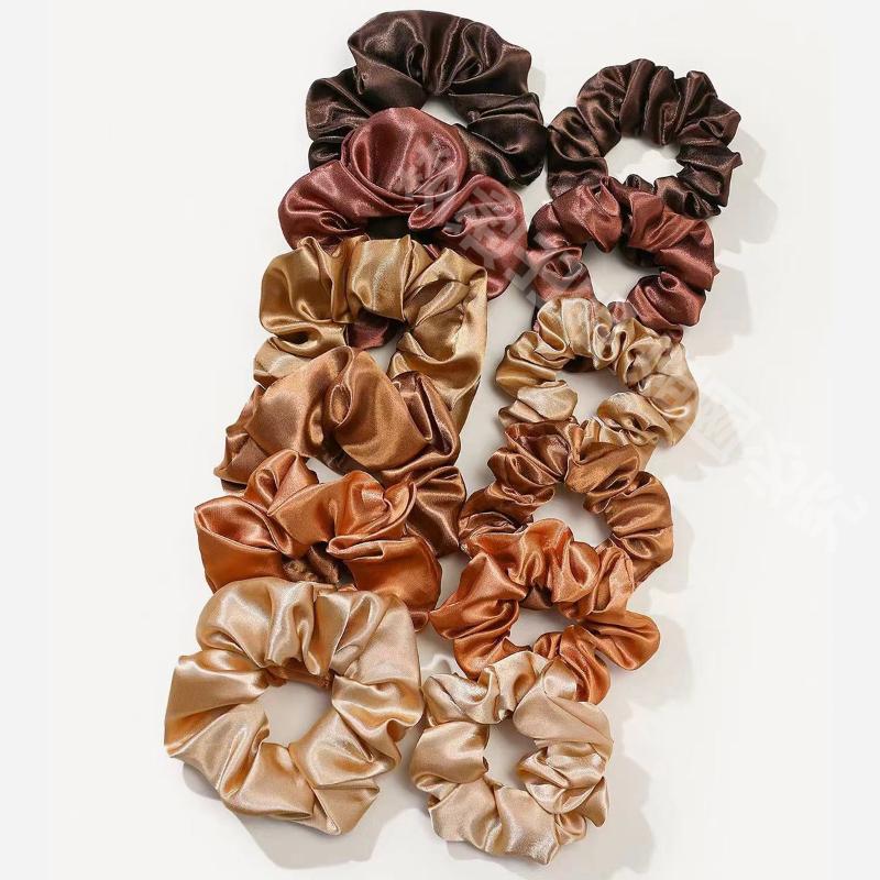 Lot de 12 chouchous en satin d - Scrunchie Satin Set avis et prix