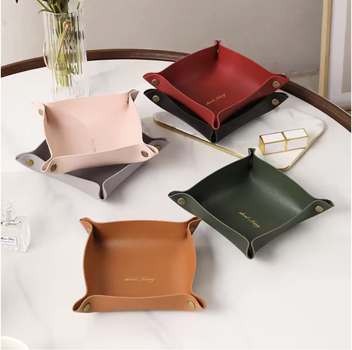 Plateau de rangement en cuir d - Women Accessories Organizer avis et prix