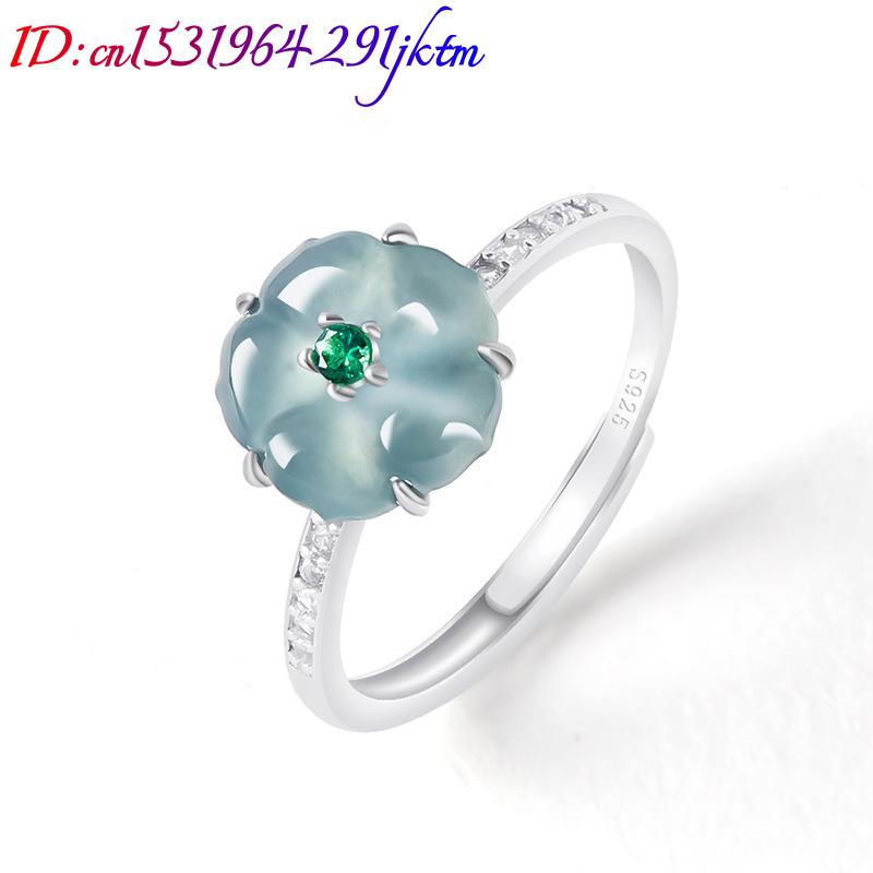 Bagues en jade birman bleu, ar - Women Accessories Gift avis et prix