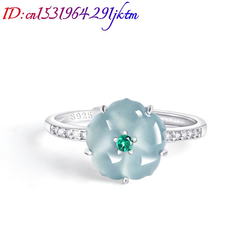 Bagues en jade birman bleu, ar - Women Accessories Gift avis et prix