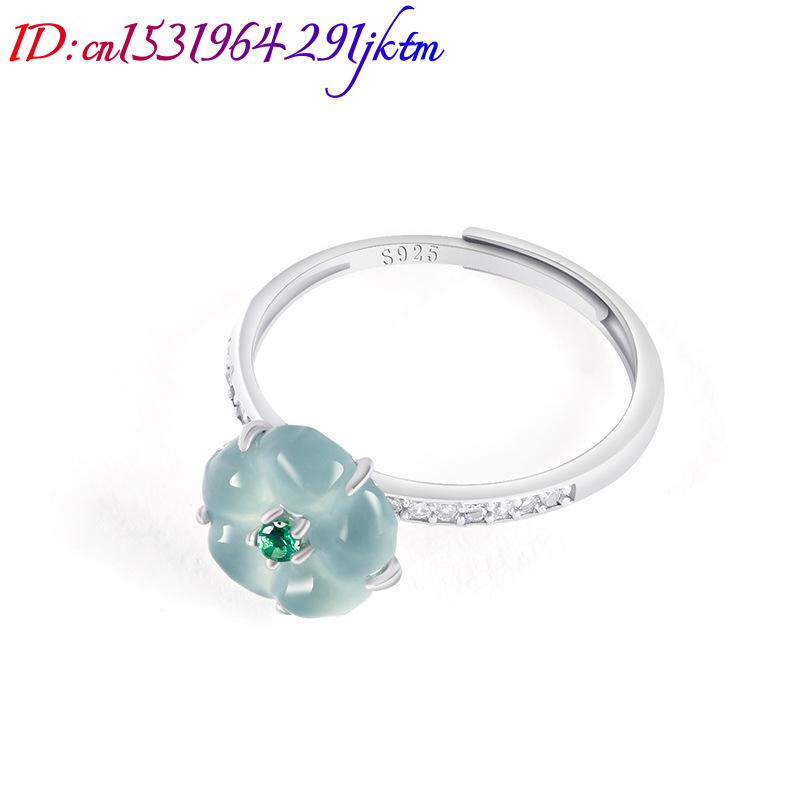 Bagues en jade birman bleu, ar - Women Accessories Gift avis et prix