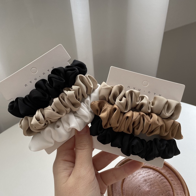 Chouchous en Satin pour femmes - Scrunchie Satin Set avis et prix