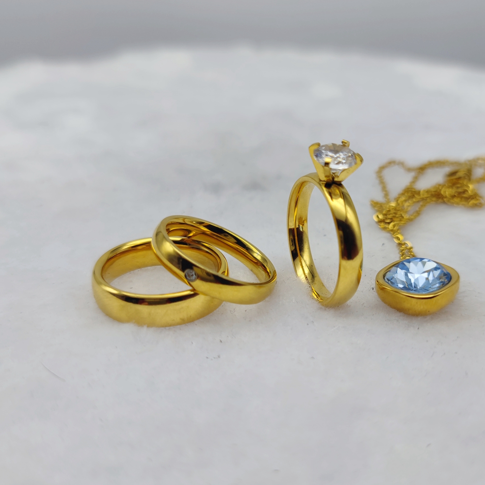 Bagues de fiançailles plaquées - Women Accessories Display avis et prix