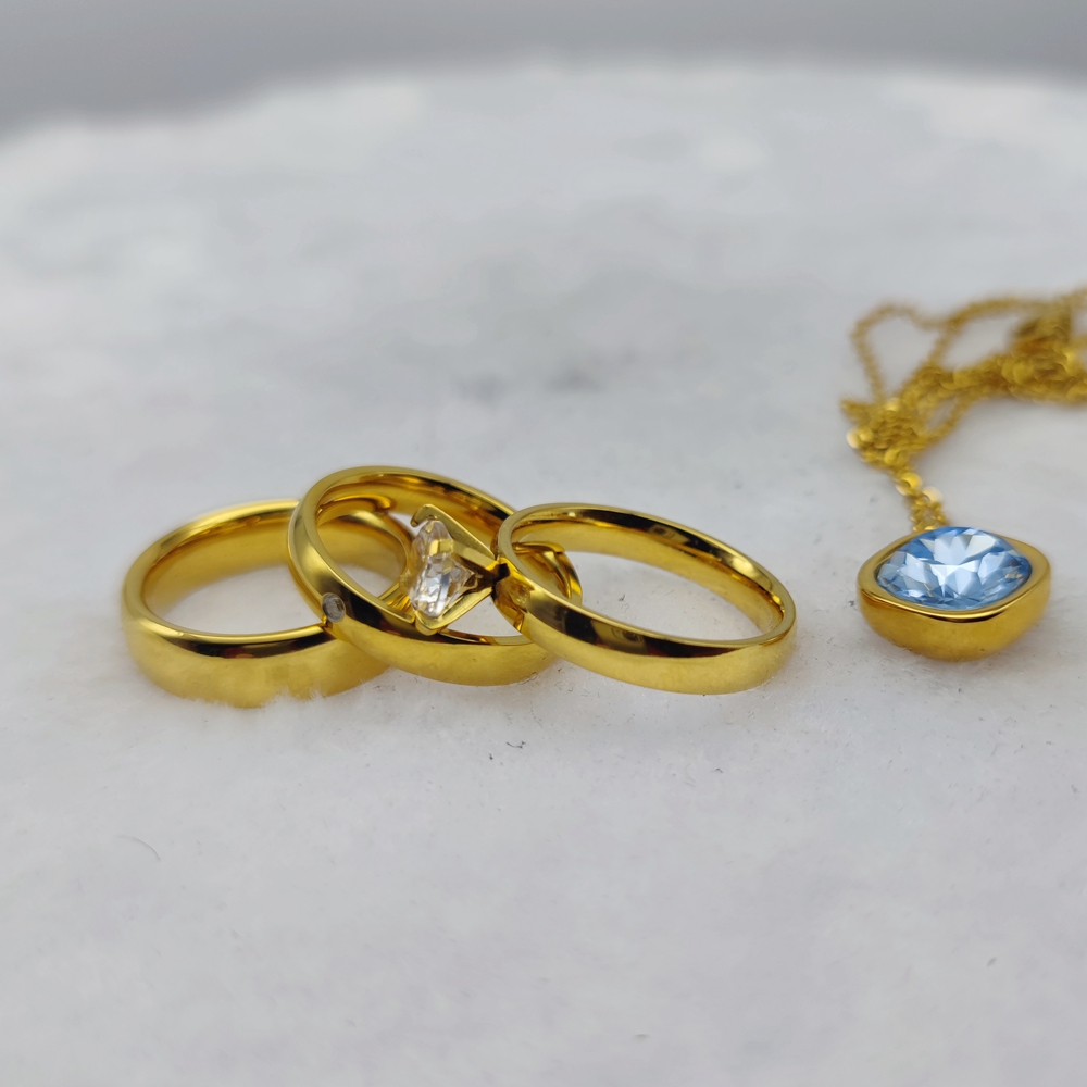 Bagues de fiançailles plaquées - Women Accessories Display avis et prix