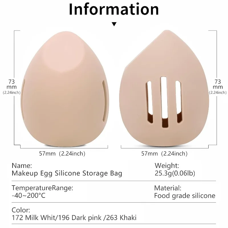 Oeuf de beauté en silicone res - Women Accessories Organizer avis et prix