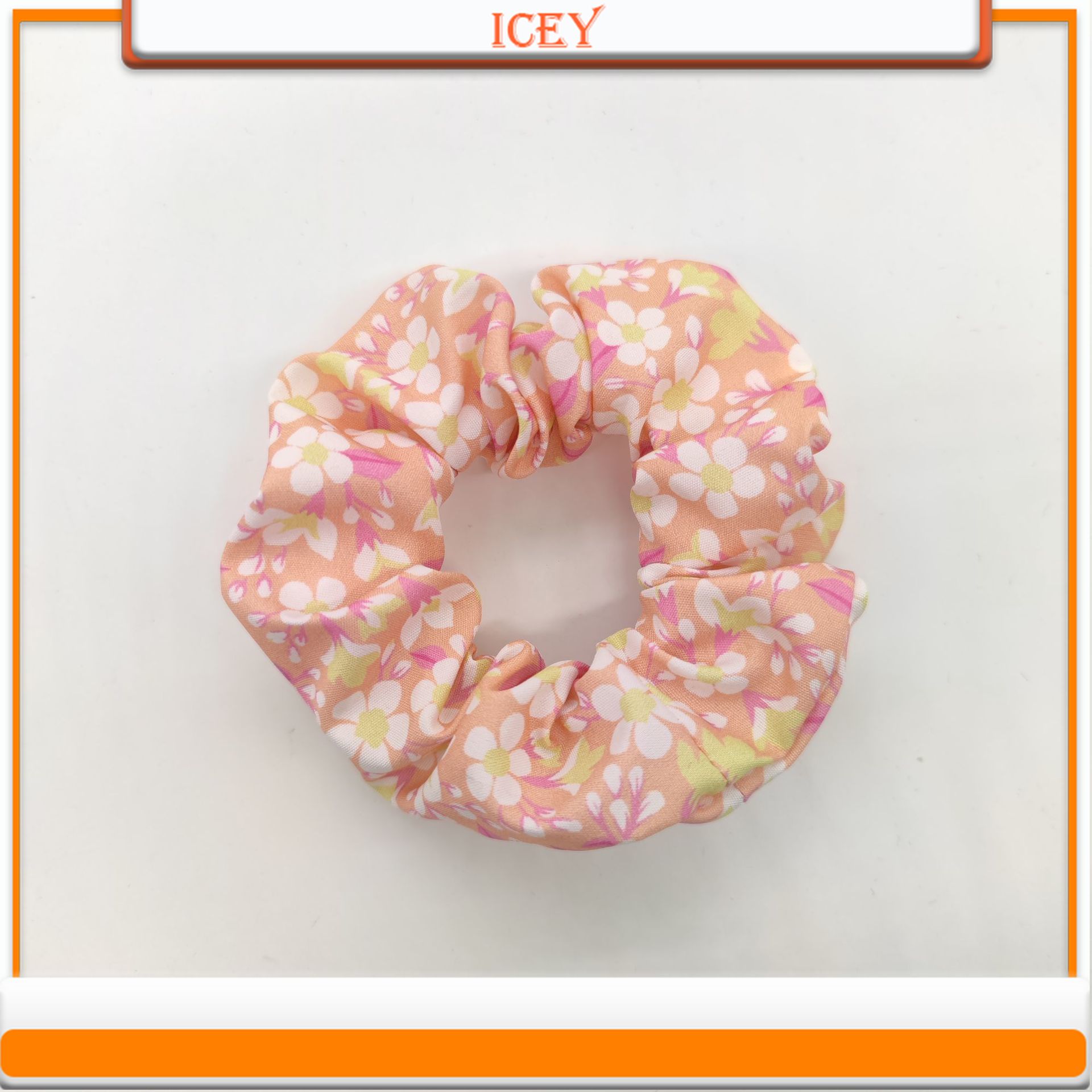 Chouchou floral en tissu pour  - Scrunchie Satin Set avis et prix