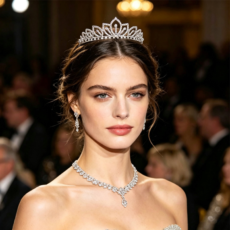 Couronne de mariée en strass s - Women Accessories Gift avis et prix