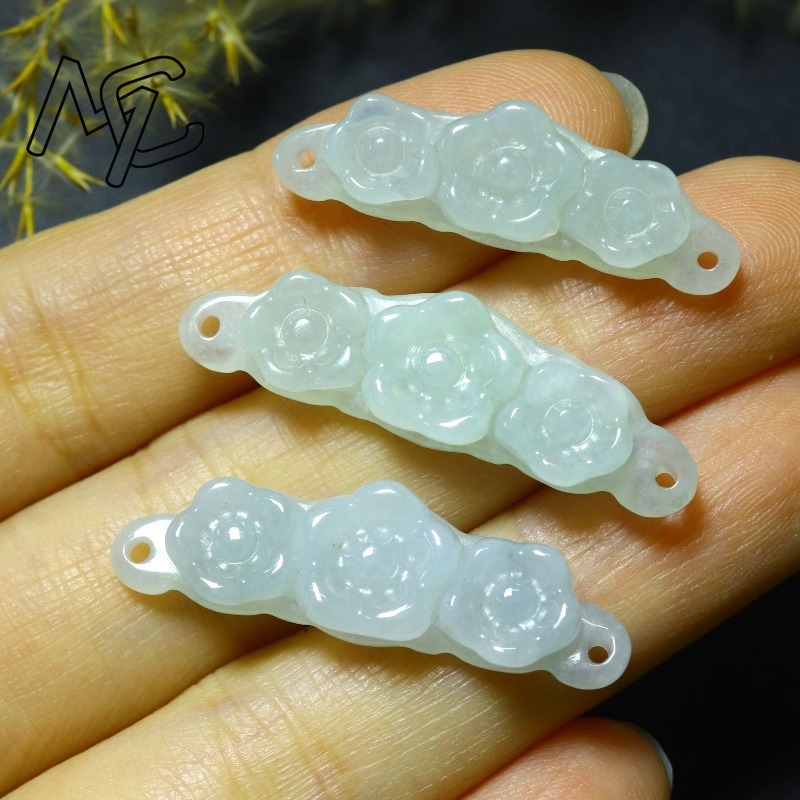 1 pièce Fleur en jadéite émera - Women'S Accessories Jewelry avis et prix