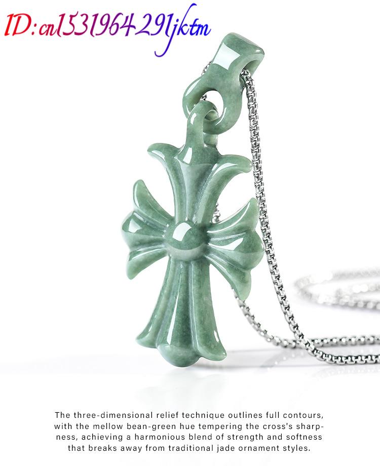Collier pendentif croix en jad - Women'S Accessories Jewelry avis et prix