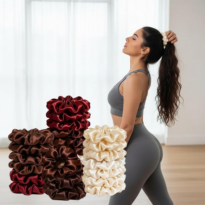 Nouvelles attaches pour cheveu - Scrunchie Satin Set avis et prix