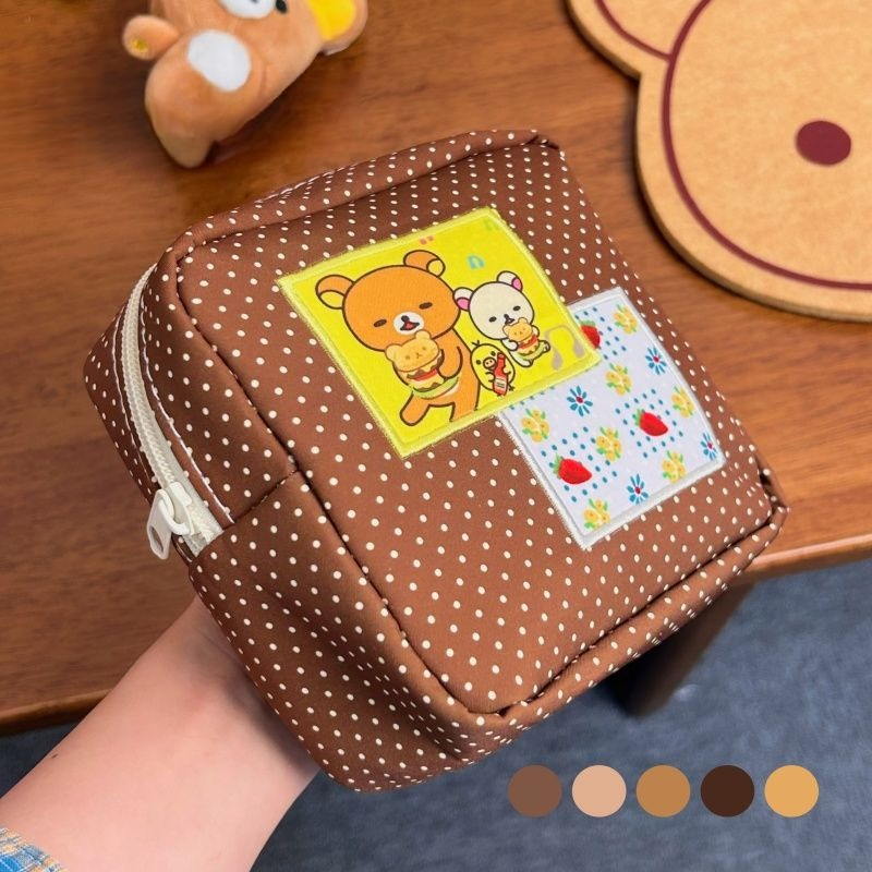 Sac à cosmétiques marron à poi - Women'S Vanity Accessories avis et prix