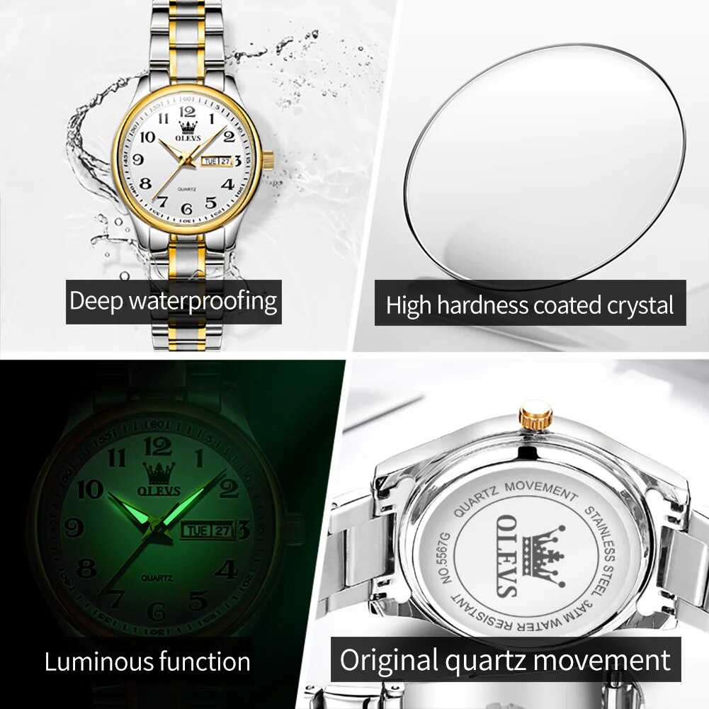 OLEVS 5567 montre à Quartz de  - Women Accessories Display avis et prix