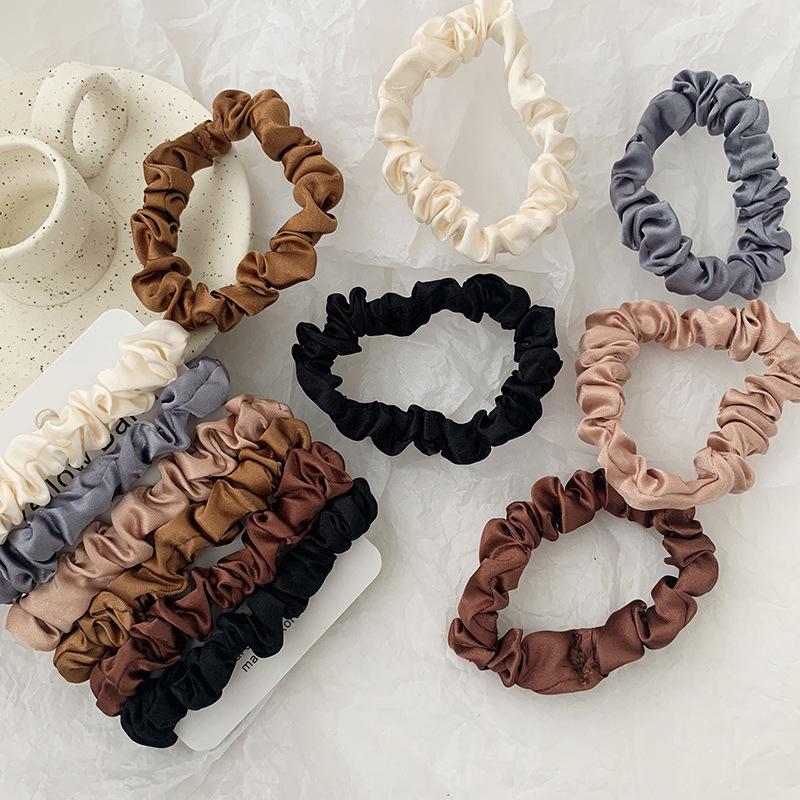 1 ensemble de chouchous élasti - Scrunchie Satin Set avis et prix