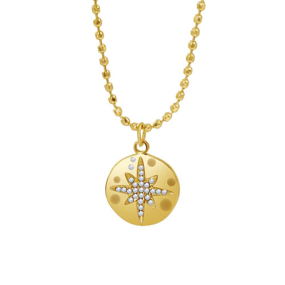 Collier avec pendentif étoile  - Coin Necklace Delicate avis et prix