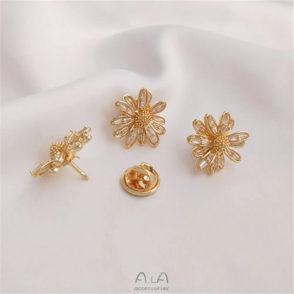 14K plaqué or micro incrusté z - Brooch Pin Gold avis et prix