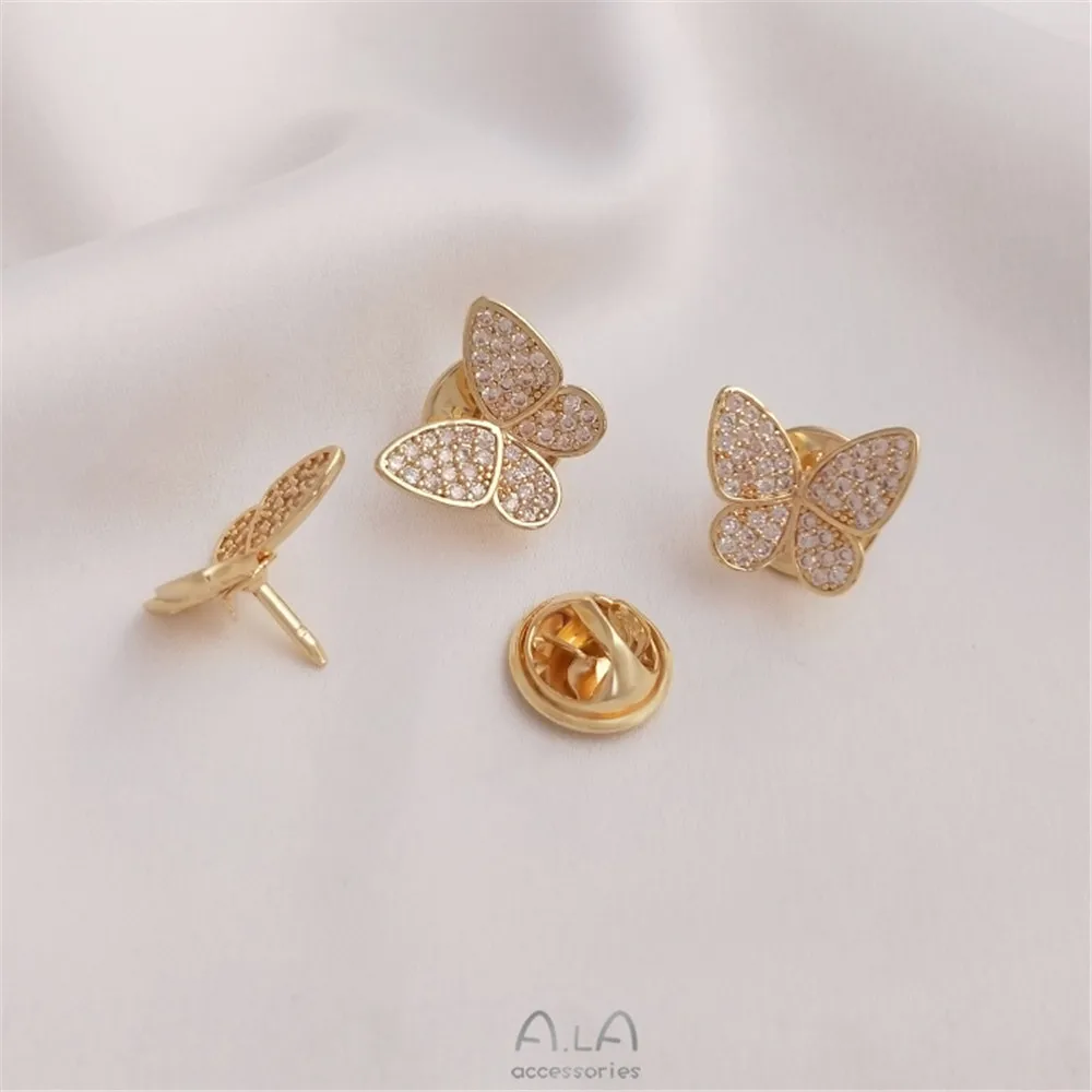 14K plaqué or micro incrusté z - Brooch Pin Gold avis et prix