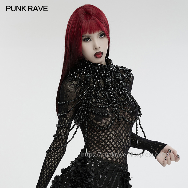 PUNK RAVE Cache-cou gothique p - Women'S Accessories For Neck avis et prix