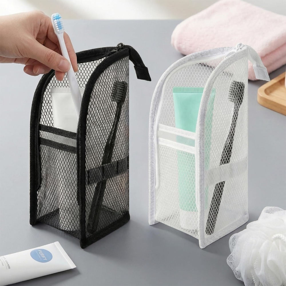 Trousse de toilette en maille  - Women Accessories Organizer avis et prix