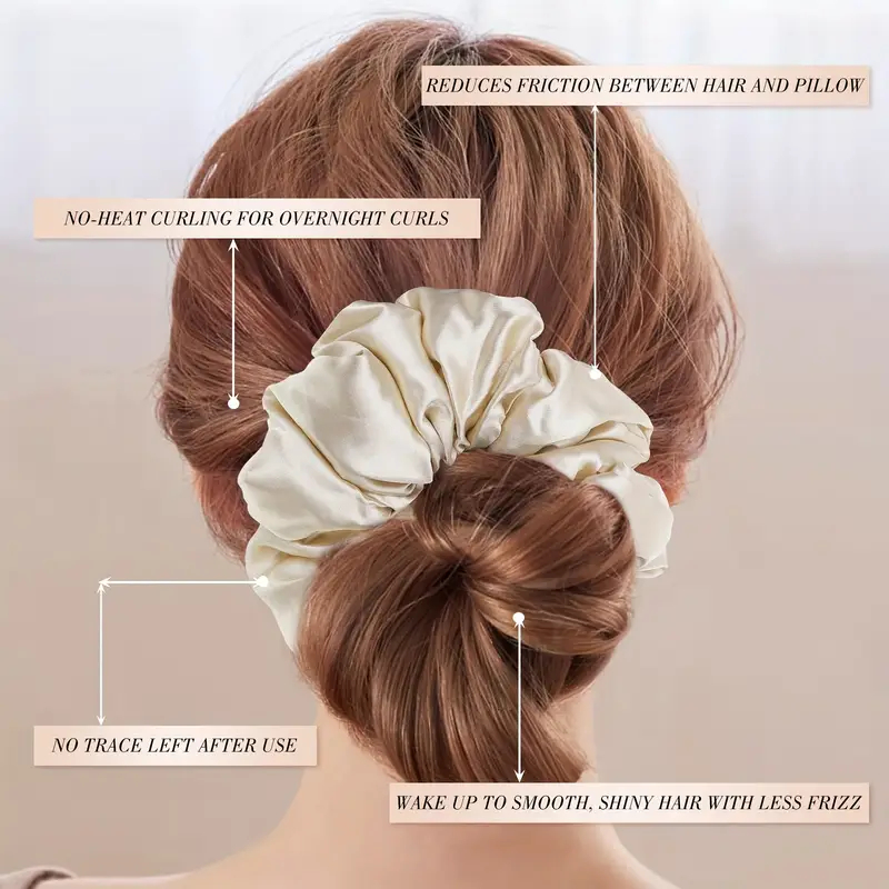 Chouchous en Satin doux pour f - Scrunchie Satin Set avis et prix