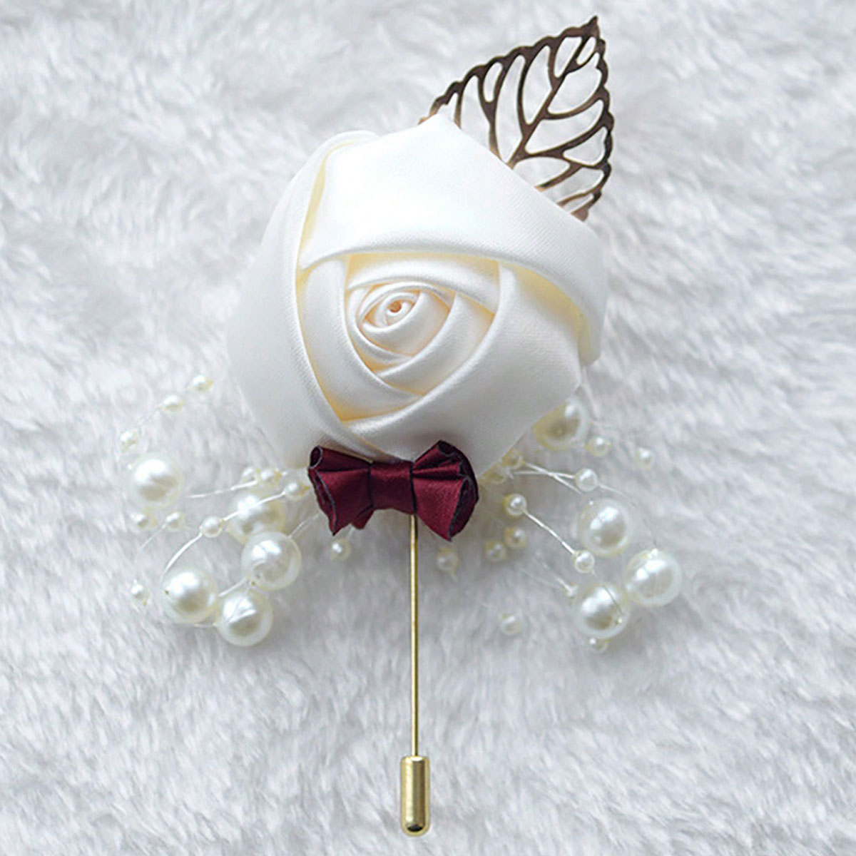 1 pièce Boutonnière de mariage - Brooch Pin Gold avis et prix