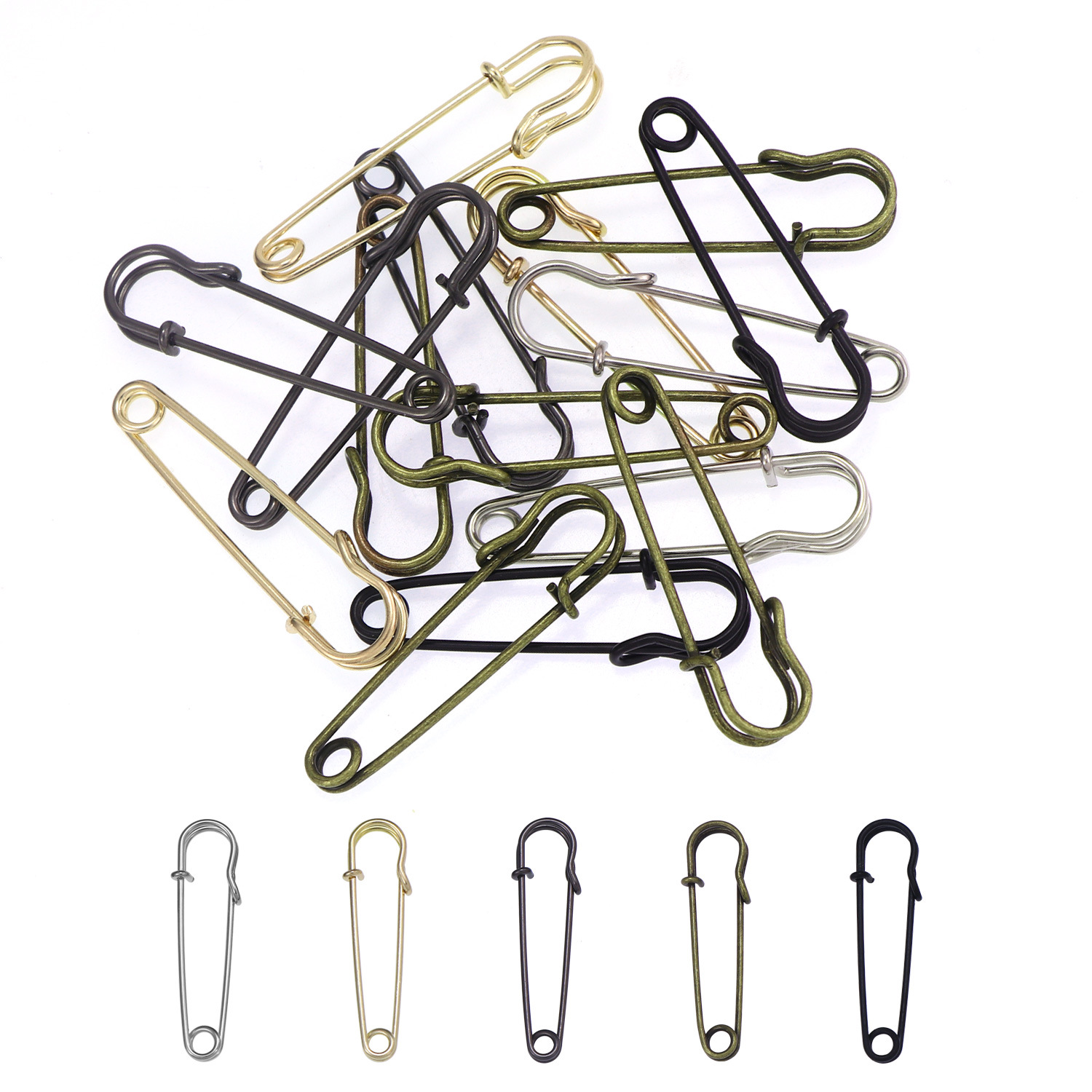 20 pièces 50mm épingles de sûr - Brooch Pin Gold avis et prix