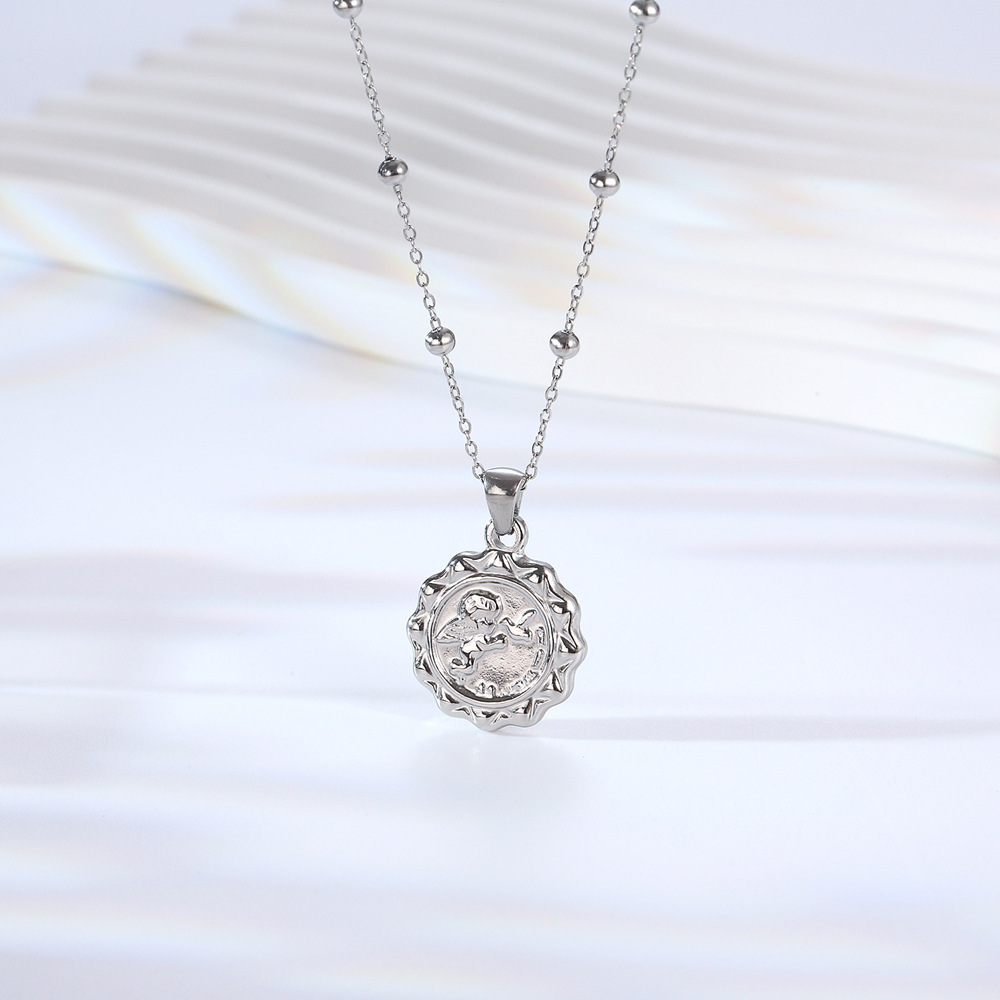 Collier avec pendentif en form - Coin Necklace Delicate avis et prix