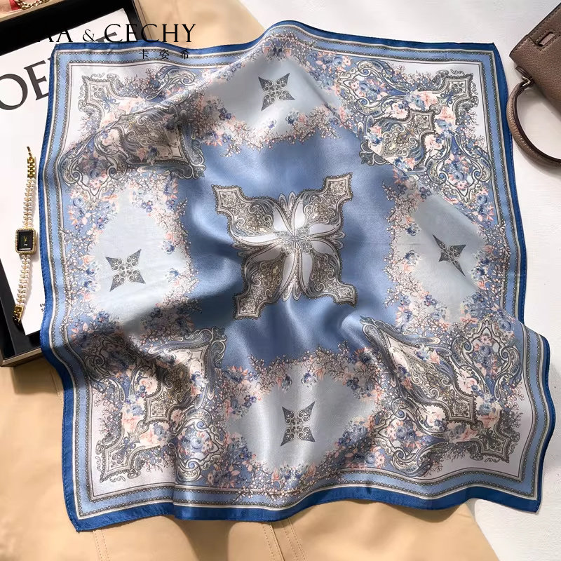 Foulard carré en soie de mûrie - Women'S Accessories For Neck avis et prix