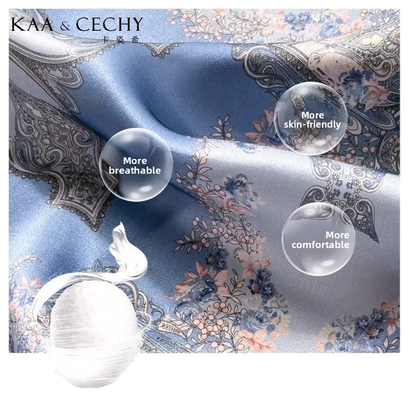 Foulard carré en soie de mûrie - Women'S Accessories For Neck avis et prix