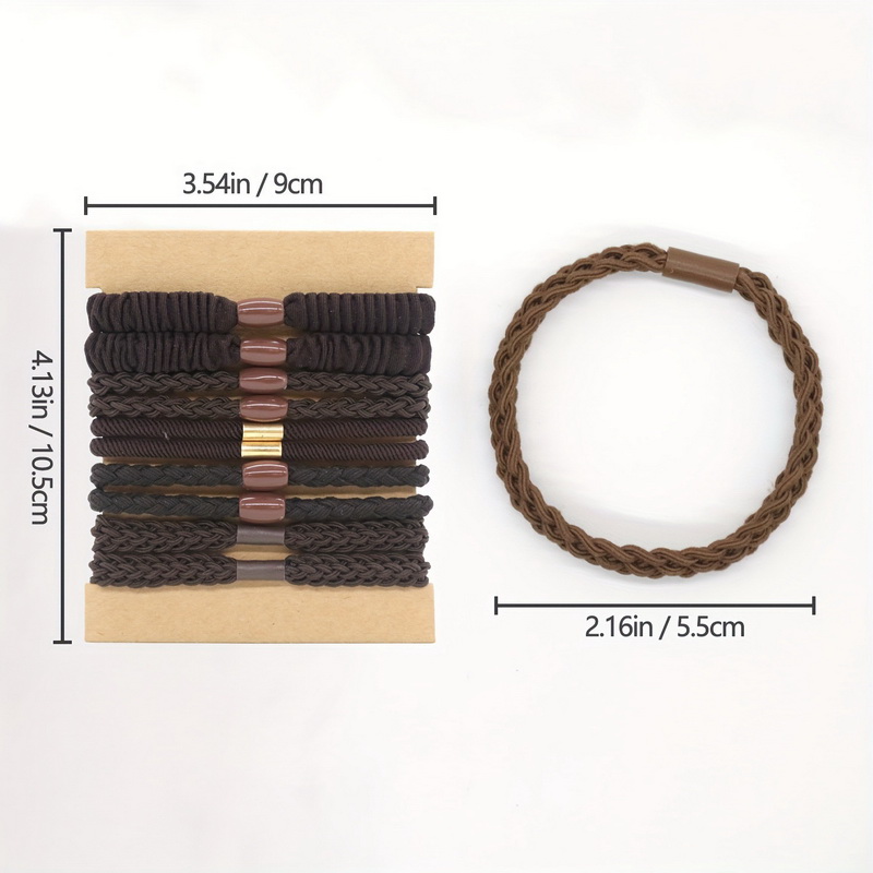 10 pièces/lot femmes élastique - Scrunchie Satin Set avis et prix