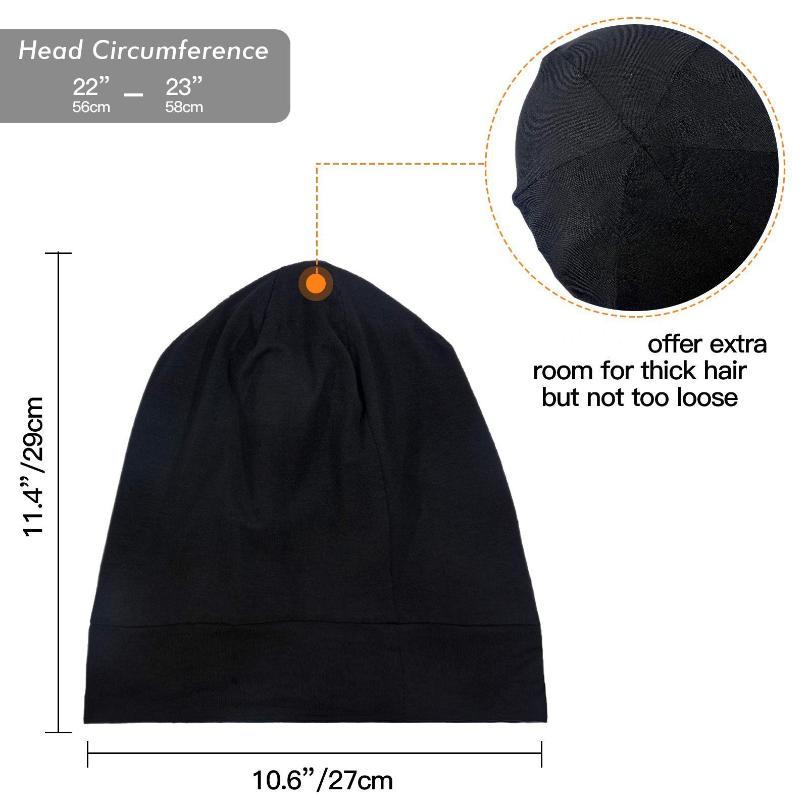 Ensemble de bonnets de nuit aj - Scrunchie Satin Set avis et prix