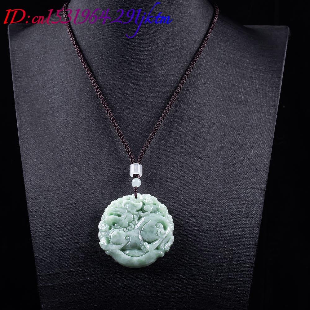 Collier pendentif Pixiu en jad - Women Accessories Gift avis et prix
